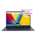 ASUS NTB Vivobook 15 (X1502VA-BQ687W), i5-13420H, 15.6" FHD, 16GB, 1TB SSD, UHD, W11 Home, Quiet Blue
