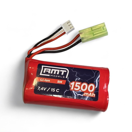 Akumulátor Li-ion 7.4V 1500mAh Mini tamiya
