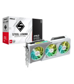 ASRock VGA AMD Radeon RX 9060 XT Steel Legend 16GB OC, RX 9060 XT, 16GB GDDR6, 2xDP, 1xHDMI