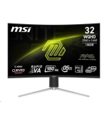MSI LCD MAG 325CQRF QD E2, 31.5", 2560x1440, Rapid VA, 180Hz, 0,5ms, VESA 100x100, Black
