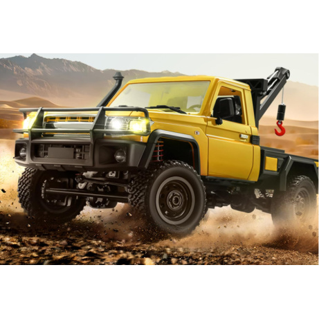 RC auto Land Cruiser TOYOTA s navijákem - žlutá