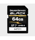 Delkin SDXC BLACK Rugged UHS-II R300/W250 (V90) 64GB (new)