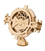 RoboTime 3D dřevěné mechanické puzzle Stolní kalendář