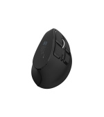 Vertikální bezdrátová myš Natec EUPHONIE PRO/Vertikální/Optická/Pro praváky/4 000 DPI/USB+BT/Černá
