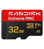SanDisk micro SDHC Extreme PRO 32GB UHS-I U3 (100R/90W) + adaptér