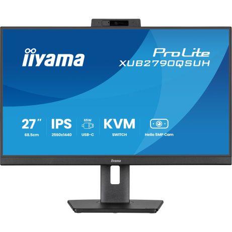 iiyama ProLite/XUB2790QSUH-B2/27"/IPS/QHD/100Hz/0,4ms/Černá/3R