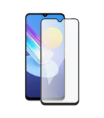 Screenshield VIVO Y72 5G (full COVER black) Tempered Glass Protection