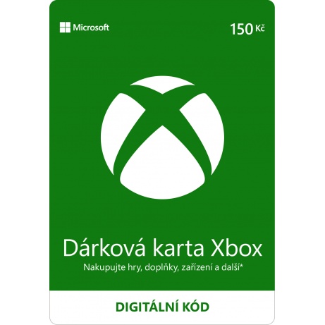 ESD XBOX - Dárková karta Xbox 150 Kč