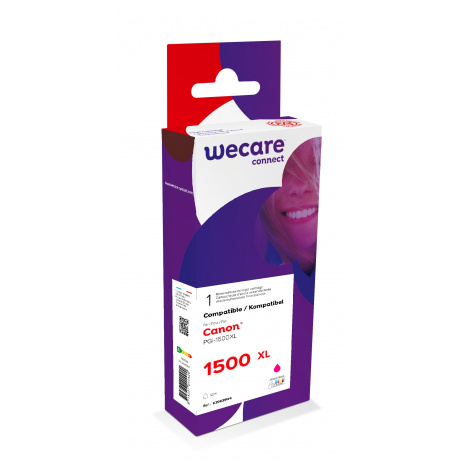 WECARE ARMOR ink kompatibilní s CANON PGi-1500XLM, červená/magenta