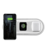 WG - Bezdrátová nabíječka stolní 22,5W, Fast Wireless Charger, bílá