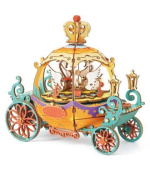 RoboTime 3D skládačka hrací skříňky Dýňový kočár