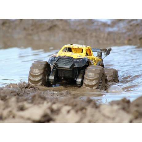 RC obojživelné auto Off-road Monster Truck 376 žlutá