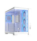 ASUS Case A32 PLUS TG ARGB, ATX, Průhledná bočnice, 4x 120mm ARGB Fan, Bílá