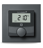 Homematic IP  Nástěnný termostat se senzorem vlhkosti, antracit - HmIP-WTH-A