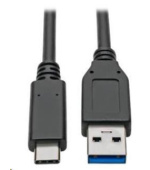 PremiumCord kabel USB-C - USB 3.0 A (USB 3.2 generation 2, 3A, 10Gbit/s) 0.15m