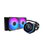 Cooler Master vodní chladič MasterLiquid Atmos II LCD 240, 2x120mm, LGA1851, AM5, černá