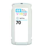 HP 70 Light Cyan DJ Ink Cart, 130 ml, C9390A