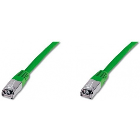 Patchkabel S/FTP,Cat6,2xRJ45, 1m zelený