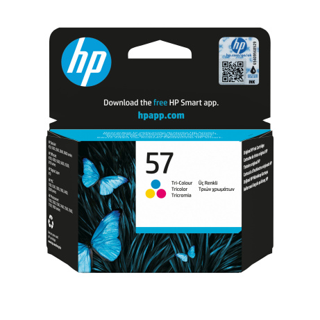 HP 57 Tri-color Ink Cart, 17 ml, C6657AE (500 pages)