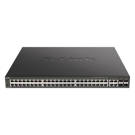 D-Link DGS-2000-52MP Managed PoE switch, 48x GbE PoE+, 4x RJ45/SFP, PoE 370W