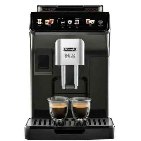 DeLonghi Eletta Explore ECAM 450.55.G automatický kávovar, 1450 W, 19 barů, systém LatteCrema, mlýnek na kávu