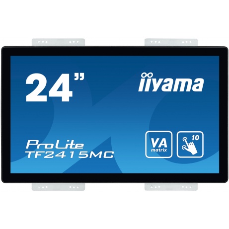 24" iiyama TF2415MC-B2: VA, FullHD, capacitive, 10P, 350cd/m2, VGA, DP, HDMI, černý