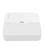 Uniview NVR,4 kanály, až 12MP, až 10TB HDD, PoE 4ch (50W budget), SMART VCA, SIP by NVR