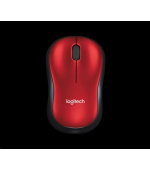 Logitech Wireless Mouse M185, red