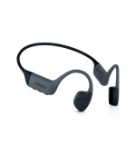 EVOLVEO bezdrátová sluchátka BoneMax MP3 32GB, na lícní kosti, IPX8, šedá
