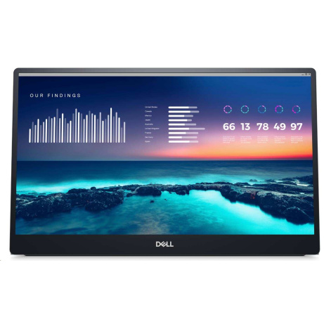 DELL LCD P1424H - 14"/IPS/LED/FHD/1920 x 1080/16:9/6ms/700:1/300 cd/m2/DP/3YNBD