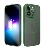 3mk ochranný kryt Misty MagCase Green pro Apple iPhone 15 Pro Max