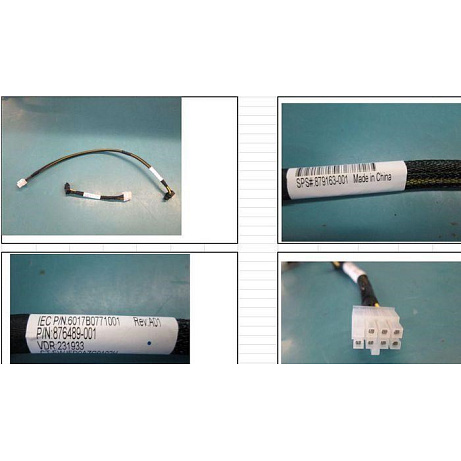 HPE LFF/SFF drive power cable for ML350g10 (connects and powers drives via SAS backplane)