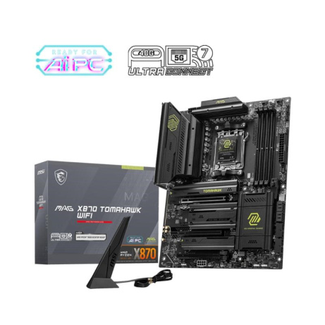 BAZAR - MSI MB Sc AM5 MAG X870 TOMAHAWK WIFI, AMD X870, 4xDDR5, 1xHDMI, 2xThunderbolt, WI-FI - Poškozený obal (Komplet)