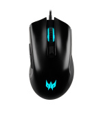 Acer Predator Cestus 333/Herní/Optická/Pro praváky/16 000 DPI/Drátové USB-A/Černá