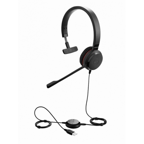 Jabra Evolve 30 II/Mono/Jack/Drát/MS/Černá