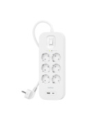 Belkin Surge protection s USB-C, 6 zásuvek
