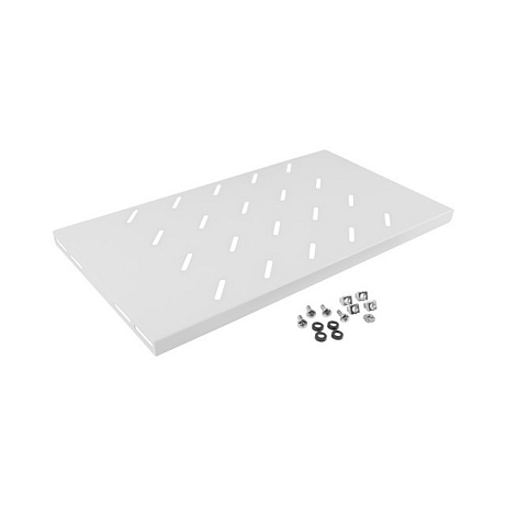 19" PEVNÁ POLICE 1U/486X270MM MAX. NOSNOST DO 120