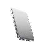 BMX SolidSafe™ Air Titanium 5K Qi2 Wireless Magnetic Power Bank, Silver
