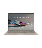 ASUS NTB Zenbook A14 (UX3407QA-OLED202W), X1-26-100, 14" 1920x1200 OLED, 16GB, 512GB SSD, Adreno, W11 Home, Beige