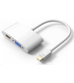 PREMIUMCORD Adaptér Mini DisplayPort - HDMI + VGA , FULL HD 1080p, 4K*2K@30Hz