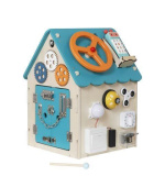 2Kids Toys Activity board Domeček tyrkysový