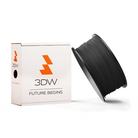 3DW - ABS filament 1,75mm černá, 0,5 kg, tisk 220-250°C