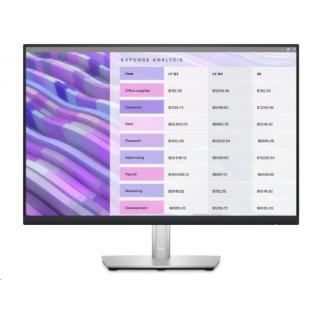 DELL LCD 24 Monitor - P2423 - 61cm (24")/WUXGA 1920x1200/60Hz/16:10/DP/HDMI/VGA/DVI/USB 3.2/3YNBD