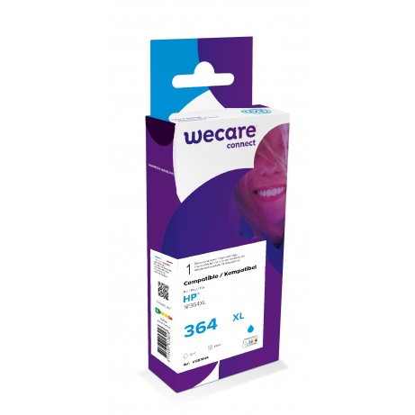 WECARE ARMOR ink kompatibilní s HP CB323EE, modrá/cyan