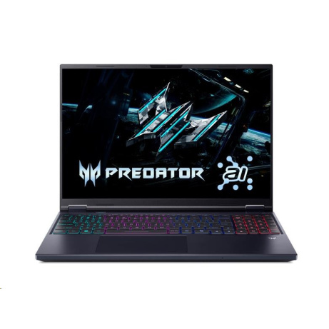 ACER NTB Predator Helios Neo 16 AI (PHN16-73-91XS),Ultra9-275HX,16"WQXGA,32GB,1TB SSD,RTX 5060,Linux,Black