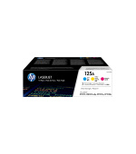 HP 125A CMY 3-pack LJ Toner Cart, CF373AM (1,400 / 1,400 / 1,400 pages)