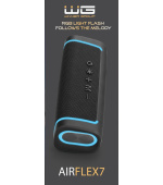 WG - Bluetooth Speaker WG AirFlex7, 10W, TWS, LED, černá