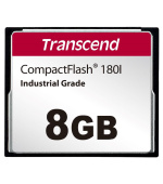 TRANSCEND CompactFlash Card CF180I, 8GB, SLC mode WD-15, Wide Temp.