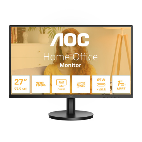 AOC/27B3CA2/27"/IPS/FHD/100Hz/1ms/Black/3R