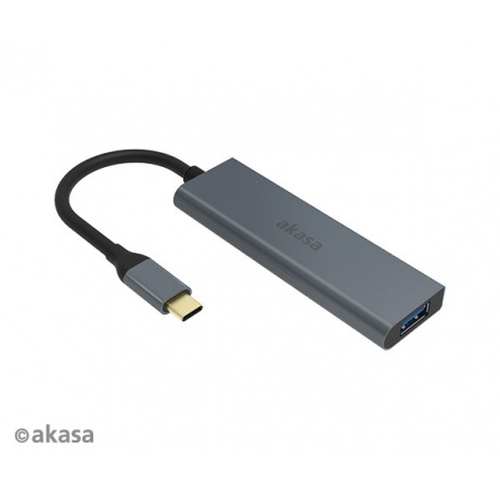AKASA - externí USB hub - USB typ-C na 4 x USB 3.0